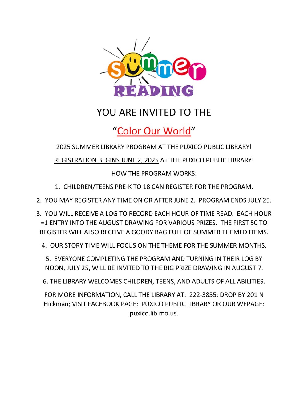 Summer Reading 2025